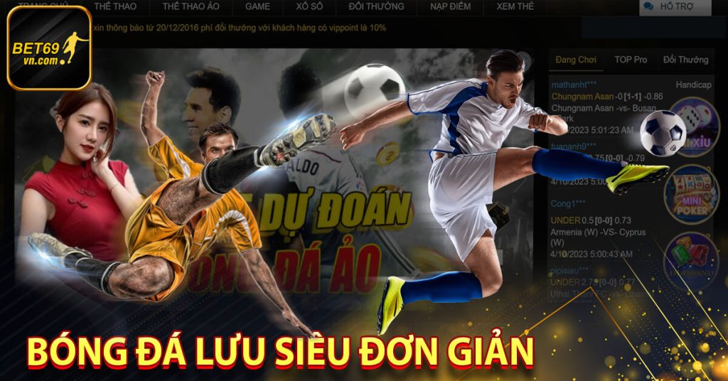Các bước để chơi bóng đá lưu