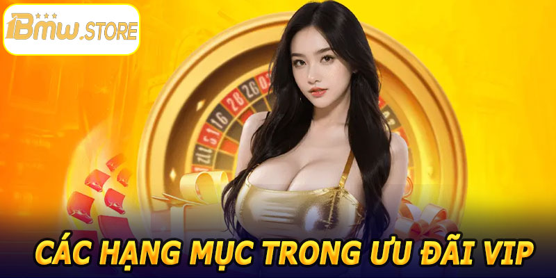 Các hạng mục trong 1BMW Ưu Đãi VIP